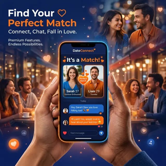 Dating App product by Kiash Infotech