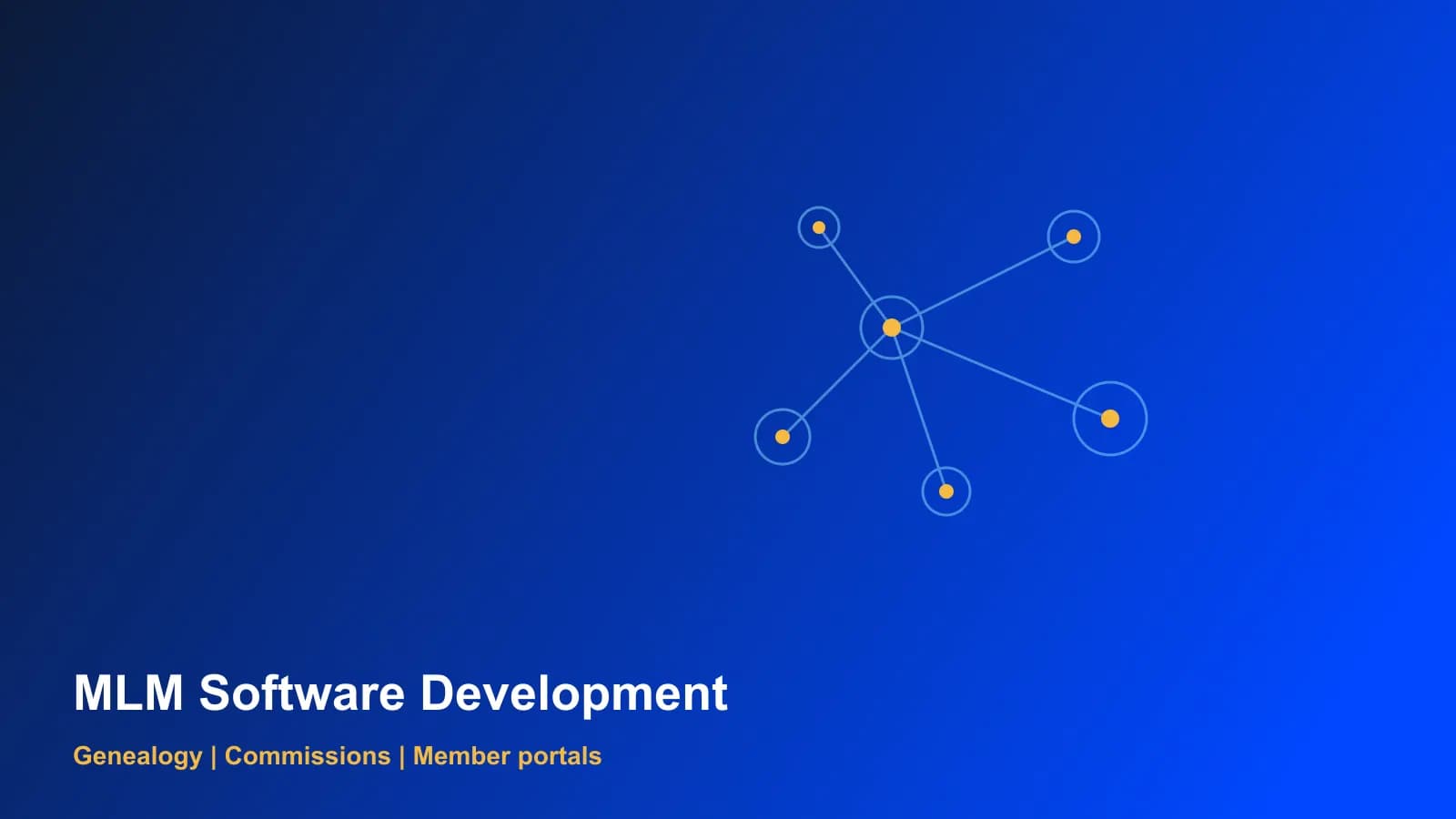 MLM software development services by Kiash Infotech