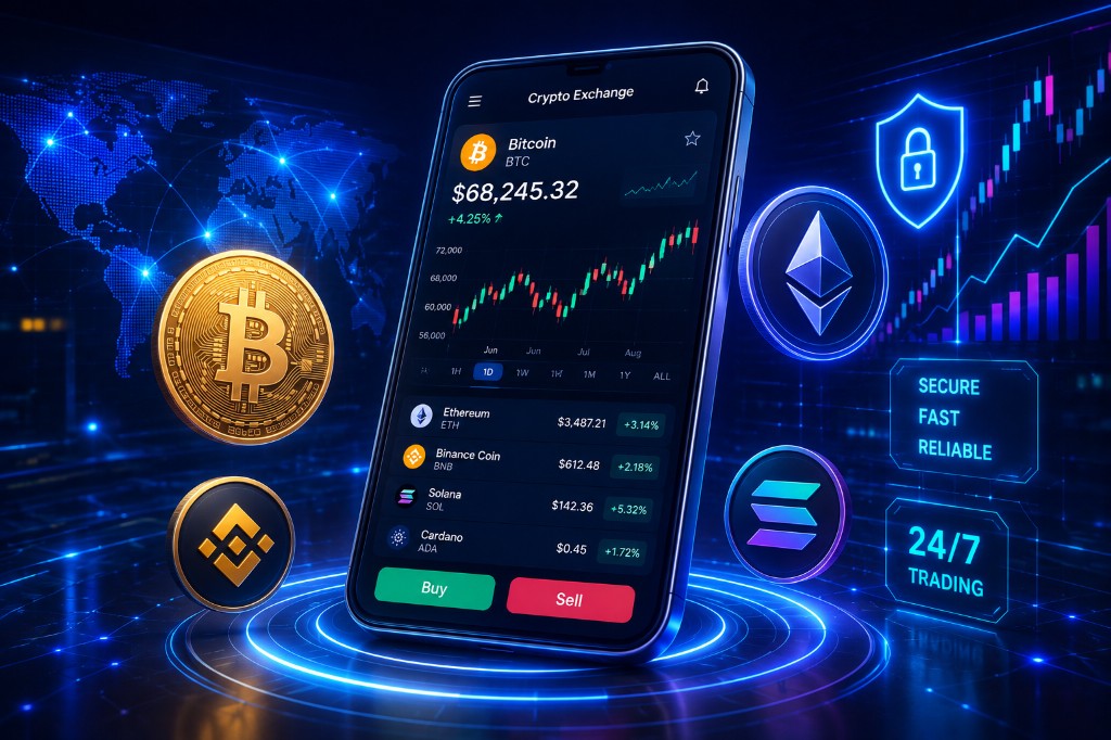 Crypto exchange platform preview