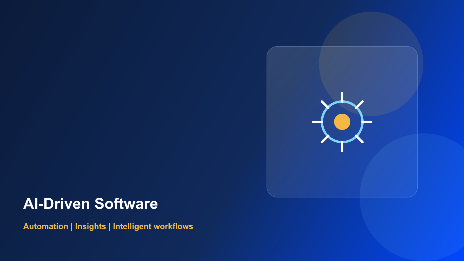 AI-Driven Software service