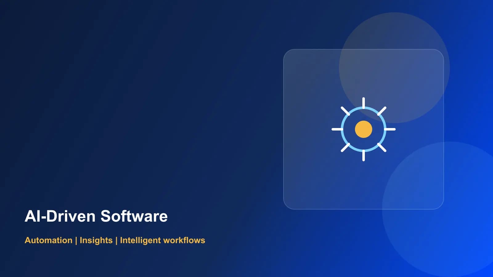 AI-Driven Software service